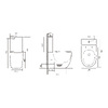 Унітаз підлоговий Qtap Robin New Ultra Quiet безобідковий з сидінням Soft-close WHITE QT13226083AW
