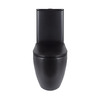 Унітаз підлоговий Qtap Robin Ultra Quiet безобідковий з сидінням Soft-close MATT BLACK QT13226083AMB
