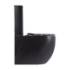 Унітаз підлоговий Qtap Robin Ultra Quiet безобідковий з сидінням Soft-close MATT BLACK QT13226083AMB