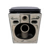 Унітаз підвісний Qtap Scorpio Ultra Quiet безобідковий з сидінням Soft-close MATT BLACK QT14332380AMB