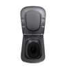 Унітаз підвісний Qtap Tern New Ultra Quiet безобідковий з сидінням Soft-close MATT BLACK QT17332303ASMB