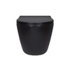 Унітаз підвісний Qtap Robin New Ultra Quiet безобідковий з сидінням Soft-close MATT BLACK QT13332381АSMB