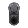 Унітаз підвісний Qtap Robin New Ultra Quiet безобідковий з сидінням Soft-close MATT BLACK QT13332381АSMB