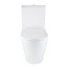 Унітаз підлоговий Qtap Vlasta Ultra Quiet безобідковий з сидінням Soft-close WHITE QT28228300W
