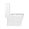 Унітаз-моноблок підлоговий Qtap Kolibri Ultra Quiet безобідковий з сидінням Soft-close WHITE QT10226380W