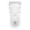 Унітаз-моноблок підлоговий Qtap Kolibri Ultra Quiet безобідковий з сидінням Soft-close WHITE QT10226380W