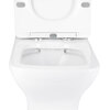 Унітаз підлоговий Qtap Aries Rimless безобідковий з сидінням Soft-close WHITE QT03228302W