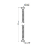 Шланг для води Thermo Alliance Standart 30 см NYLON 1/2"x1/2" ВВ TAS387W30