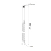 Шланг для підключення змішувача Thermo Alliance Standart (пара) 50 см NYLON M10x1/2"В довга ігла TAS386W50L