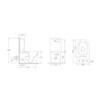 Унітаз підлоговий Qtap Swan Ultra Quiet з сидінням Soft-close 640x360x835 мм QT16222182TW White