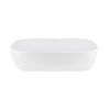Комплект Qtap Robin: Раковина накладна прамокутна 610x400x145 мм White + Донний клапан PU02