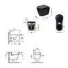 Комплект Qtap Scorpio Matt Black 2 в 1: унітаз підвісний Ultra Quiet QT14332380AMB + біде підвісне QT1455053FMB