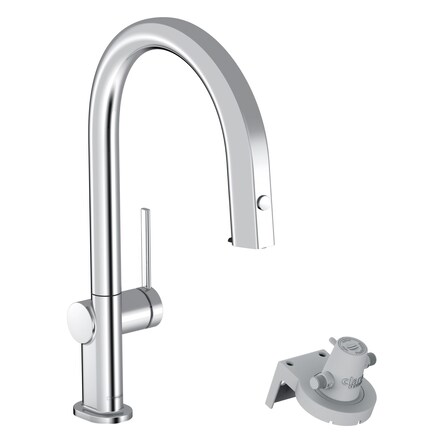 Hansgrohe AQITTURA M91 змішувач для кухні, 210, з висувним виливом, 1jet, хром - 76803000