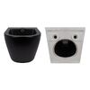 Комплект Qtap Robin Matt Black 2 в 1: унітаз підвісний  Ultra Quiet QT13332381АSMB + біде підвісне QT1355046FMB
