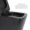 Комплект Qtap Tern Matt Black 2 в 1: унітаз підвісний  Ultra Quiet QT17332303ASMB + біде підвісне QT1755052FMB