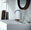 Змішувач для умивальника AXOR ONE Select 170 з донним клапаном push-open, хром (48020000)