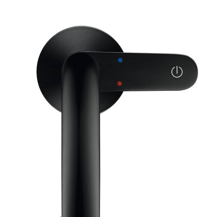 Змішувач для умивальника AXOR One Select 170 із донним клапаном push-open, Matt Black (48020670)