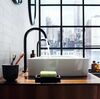 Змішувач для умивальника AXOR ONE Select 260 з донним клапаном push-open, хром (48030000)