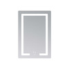 Дзеркало Lidz Kubis (KU2) 600х800 з LED-підсвічуванням Touch, з антизапотіванням, з димером, рег. яскравості LD78LF937608048449