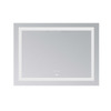 Дзеркало Lidz Kubis (KU1) 900х700 з LED-підсвічуванням Touch, з антизапотіванням, з димером, рег. яскравості LD78LF904907048451