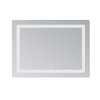 Дзеркало Lidz Kubis (KU2) 900х700 з LED-підсвічуванням Touch, з антизапотіванням, з димером, рег. яскравості LD78LF904907048452
