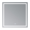 Дзеркало Qtap Mideya (MI1) 800x800 з LED-підсвічуванням Touch, з антизапотіванням, димером, рег. яскравості QT2078NCF808048477