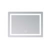 Дзеркало Lidz Kubis (KU2) 700х500 з LED-підсвічуванням Touch, з антизапотіванням, з димером, рег. яскравості LD78LF90448486