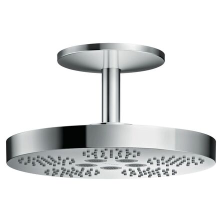 Верхній душ AXOR One 280 2jet з стельовим кронштейном 211 мм, хром (48494000)