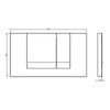 Villeroy&Boch VICONNECT PRO клавіша змиву, хром - 92214361