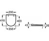 Roca GAP ROUND Slim Compacto сидіння для унітазу, soft-close - A801D22003