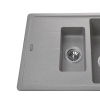 Гранітна мийка Globus Lux IZEO сiрий камiнь 780x500мм-А0005