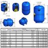 Гідроакумулятор з фіксованою мембраною 24л ZILMET HYDRO-pro 10bar горизонтальний ( 11A0002434 )