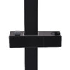 Globus lux Душова стійка GLOBVS-1108-BB Чорна матова без мильниці , SUS304, L-650мм, в коробці