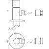 Кран напівобертовий кутовий з цангою SOLOMON 1/2?x3/8? 9082