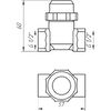Фільтр грубого очищення Solomon 1/2? ВВ нікель з відстійником (8014) TD1052