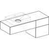 Тумба для накладної раковини Geberit VariForm 135 см, бiлий (501.189.00.1)
