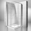 душова кабіна Rea Vento 90x90 безпечне скло, прозоре (REA-K0913)