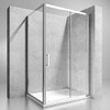 душова кабіна Rea Hermes Safe Glass 90x120 безпечне скло, прозоре (REA-K7418)
