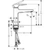 Hansgrohe Metropol 110 Змішувач для раковини, одноважiльний - 32506000