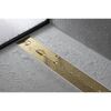 Верхня частина Hansgrohe RainDrain Flex для душового трапу 1200 мм, Polished Gold Optic (56047990)