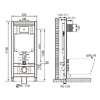Villeroy&Boch Комплект: ARCHITECTURA Directflush унітаз підвісний 37*53см в ком. з сид. з функ. Slow closing 4694HR01 + Volle інсталяція 141515 - 4694HR01+141515