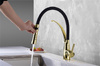 змішувач для кухні Rea Gaspar black/l.gold (REA-B1019)