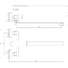 Змішувач для ванної Globus Lux Milano GLM-208N-11-Graphite