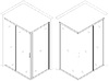 Душова кабіна прямокутна без піддона NISA N120TB.Mosaic Bravo (1уп.)
