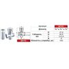 Quality Professional Кран вентильний для пральної машини Q PROFESSIONAL 3/4?x3/4?x3/4? з подовжувачем NV-QP170