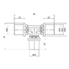 Трійник прес Icma 20х20х20 №406 - 81406BQ06