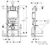 Volle Набор инсталляционный: SOLO Rimless унитаз подвесной, сиденье твердое + 458.126.00.1 Geberit Duofix инсталляция для унитаза, без клавиши - 13-55-111+458.126.00.1