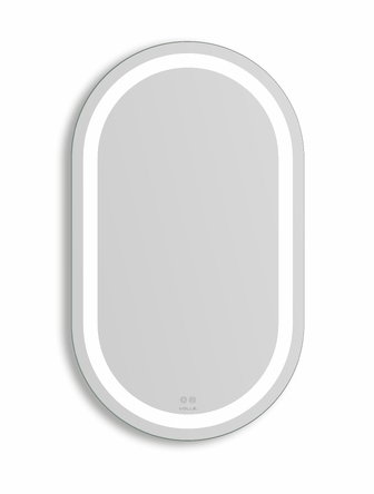 Volle LUNA OVALADO зеркало подвесное овальное вертикальное 60*80см, с подсветкой по контуру,  с подогревом, с сенсорным выключателем - 1648.55146800