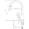 Змішувач для кухні TOPAZ MODERNO TMD-33403-H78A