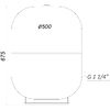 Гідроакумулятор з фіксованою мембраною 105 л ZILMET HYDRO-pro 10bar ( 11A0010500 )